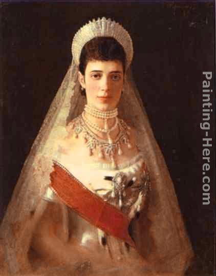 Ivan Nikolaevich Kramskoy Portrait of the Empress Maria Feodorovna